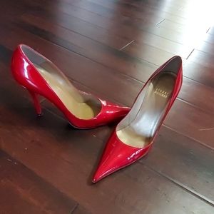Red Stuart Weitzman Pumps